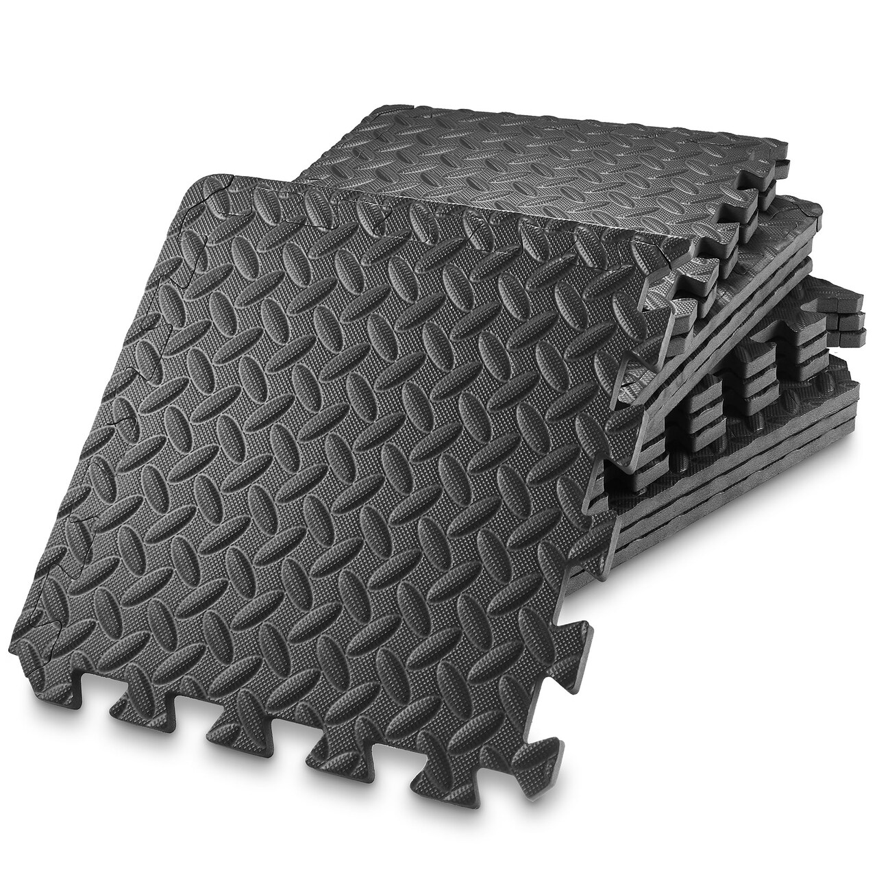 Philosophy Gym Exercise Flooring Mats - Foam Rubber Interlocking Puzzle Floor Tiles 12 - 120 SQFT